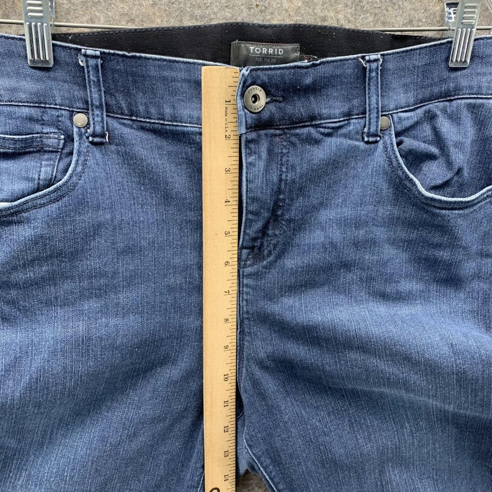 Torrid Jeans Men 18XT Adult Blue Denim Pants Bombshell Skinny Fit Outdoors - Picture 8 of 15